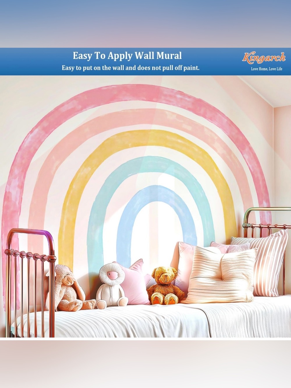 Kingarch Large Watercolor Arch Wall Decal, New - Picture 4 of 6